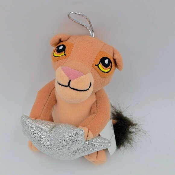Simba Disney Christmas Ornament Holiday Plush Toy Star Silver 2002 The Lion King - Picture 7 of 8